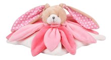 Plyšový zajačik na maznanie Bunny Pink Collector Doudou et Compagnie v darčekovom balení ružový 28 cm od 0 mes