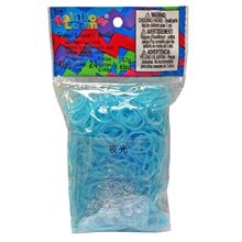 Rainbow Loom originální svítící gumičky 600 kusů modré od 6 let