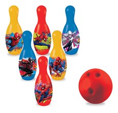 Kolky Spiderman Mondo s loptou (výška 20 cm) 6 dielov
