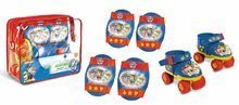 Brusle 4kolečkové PAW PATROL Mondo s chrániči na kolena a lokty velikost 22-29