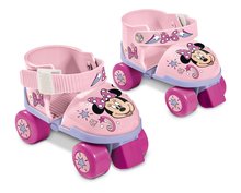 Kolečkové brusle Minnie Roller Skates Mondo s chrániči na kolena a lokty velikost 22–29