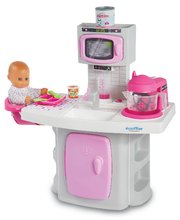 Bucătărie pentru păpușă The Baby's Kitchen Écoiffier cu colț de gătit și de luat masa de la 18 luni