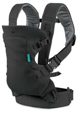 Nosič pre dieťa Flip 4v1 Light & Airy Convertible Carrier Dark Grey Infantino 4 spôsoby nosenia tmavosivý od 3,6-14,5 kg od 0 mes