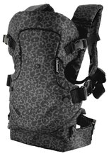 Nosič pre dieťa Flip 4v1 Convertible Carrier Leopard Black Infantino 4 spôsoby nosenia s leopardím vzorom čierny od 3,6-14,5 kg od 0 mes