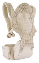 Nosič pre dieťa Hip Rider Airy 5v1 Hip Seat Carrier Infantino 5 spôsobov nosenia béžový od 5,5-20,4 kg od 3 mes