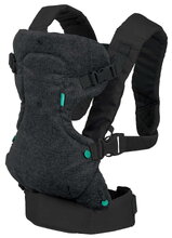 Nosič pre dieťa Flip Advanced 4v1 Convertible Carrier Black Denim Infantino 4 spôsoby nosenia čierny od 3,6-14,5 kg od 0 mes