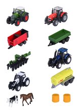 Autíčko farmárske Majorette kovové sada 5 druhov s voľnobehom dĺžka 7 cm od 3 rokov MJ3004000