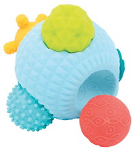 Senzorické puzzle loptičky Multi-ball Puzzle Ludi 6 dielov od 6 mes LU30065