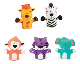 Maňušky na prsty Zvieratká z džungle Finger Puppets Savannah Ludi 5 maňušiek od 10 mes
