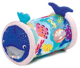 Nafukovací valec s aktivitami Veľryba Fabric Activities Roller Ludi 6 aktivít od 6 mes LU30149