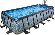 Bazén s filtráciou Stone pool Exit Toys oceľová konštrukcia 540*250*122 cm šedý od 6 rokov