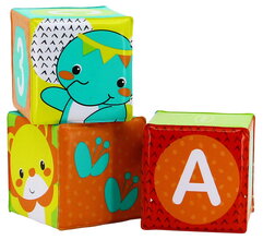 Kocky do vane Colors & Numbers Bath Block Infantino 3 kusy od 0 mes INF305167-00