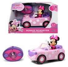 Autíčko na diaľkové ovládanie RC Minnie Roadster Jada ružové dĺžka 19 cm