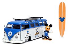 Autíčko s figúrkou Disney Mickey Mouse Van Jada kovové dĺžka 15,9 cm 1:24