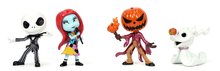 Figúrky zberateľské Nightmare before Christmas Jada kovové výška 6,5 cm sada 4 druhov