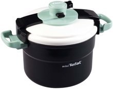 Tlakový hrniec Tefal Clipso Pressure Cooker Smoby s otváracím systémom šedo-olivový