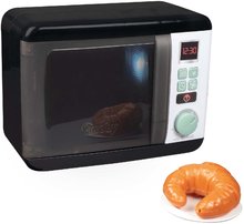 Mikrovlnka so zvukom a svetlom Tefal Electronic Microwave Smoby elektronická s croissantom a “cric-crac” gombíkom šedo-olivová