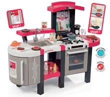 Kuchyňka Tefal Super Chef Deluxe Smoby elektronická s magickým hrncem grilem a ledem 46 doplňků