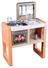 Kuchyňka Vanilla Kitchen Smoby s 11 doplňky s výškou pracovní desky 51 cm