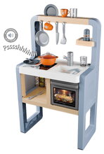 Kuchynka elektronická Rosemary Kitchen Smoby so zvukom 19 doplnkov s výškou pracovnej dosky 51 cm