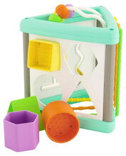 Didaktický trojhran s aktivitami Activity Triangle & Shape Sorter Infantino s vkladacími tvarmi od 3 mes INF315178-01