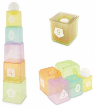 Skladacia veža Cups & Ball Learning Set Infantino s téglikmi a loptičkami od 6 mes INF315206-02