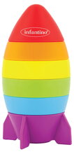 Skladacia veža raketa Rocket Stacker Infantino 6 dielna od 12 mes INF315281-01