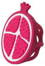 Silikónové hryzátko Granátové jablko Soothing Silicone Teether Pomegranate Infantino červené od 0 mes INF315306-01