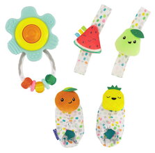 Sada chrastítek pro nejmenší Baby’s 1st Rattle Set Infantino 4 díly od 0 měs