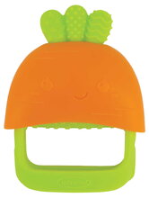 Hryzátko Handy Dandy Teething Mitt Carrot Silicone Infantino silikónové od 0 mes INF316732