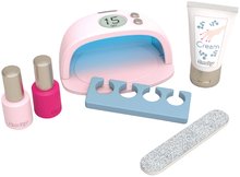 Lampă UV electronică pentru manichiură My Beauty Nail Set Smoby cu pilă de unghii cremă si două gel lacuri de unghii