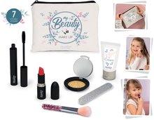 Geantă cosmetică cu cosmetice My Beauty make Up Set Smoby cu rimel, ruj, fard de ochi cu pensulă, pilă de unghii