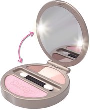 Púder na tvár My Beauty Powder Compact Smoby so zrkadielkom a svetlom a tiene na oči