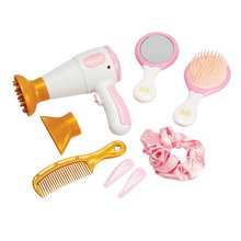 Fodrászat elektronikus hajszárítóval Hercegnők Disney Hair Set Smoby 2 fejjel tükörrel és kiegészítőkkel