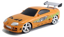 Autíčko na diaľkové ovládanie RC Brian's Toyota Supra Fast & Furious Jada oranžové dĺžka 18,5 cm 1:24