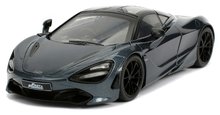 Autíčko Shaw McLaren 720S Fast & Furious Jada kovové s otvárateľnými časťami dĺžka 20,5 cm 1:24