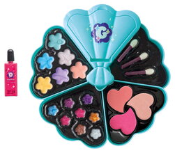 Kozmetická paleta s očnými tieňmi Glam Makeup Palette Smoby 8 leskov na pery s lícenkami a aplikátormi od 6 rokov