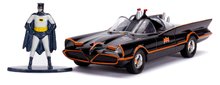 Autíčko Batman Classic Batmobile 1966 Jada kovové s figúrkou Batman dĺžka 12,7 cm 1:32