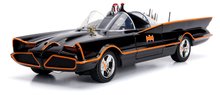 Autíčko Batman Classic Batmobile Jada kovové so svetlom s 2 figúrkami dĺžka 28 cm 1:18