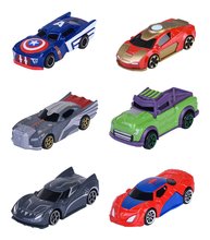 Autíčko Marvel Majorette kovové 6 rôznych druhov dĺžka 7 cm 1:64 od 8 rokov MJ3221000