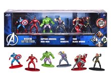 Figúrky zberateľské Avengers Marvel Nano Pack Jada kovové sada 6 druhov výška 4 cm