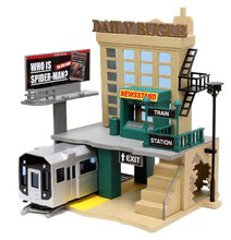 Stavebnica Marvel Spiderman NYC Deluxe Nano Scene Jada s 2 figúrkami Jonah Jameson a Spiderman 20 cm od 5 rokov