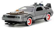 Autíčko Time Machine Back to the Future 3 Jada kovové s otvárateľnými dverami dĺžka 11,5 cm 1:32