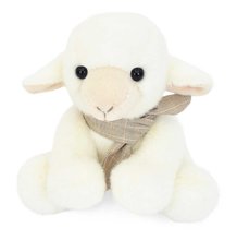 Plyšová ovečka so šatkou The Little Companions Histoire d’ Ours v darčekovom balení biela 14 cm od 0 mes