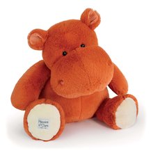 Plyšový hroch s dekou Terracota Hippo Chill Histoire d’ Ours oranžový 45 cm od 0 mes