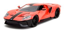 Autíčko Ford GT 2017 Pink Slips 2017 Jada kovové s otvárateľnými časťami dĺžka 19 cm 1:24