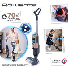 Tyčový vysávač elektronický Rowenta X-Clean 4 Washer Smoby s realistickým zvukom a svetlom