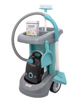 Cărucior de curățenie Rowenta Cleaning Trolley Smoby cu accesorii pentru copii de la 3 ani