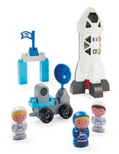 Joc de construit navă spațială Abrick Écoiffier cu 3 figurine și mașinuță de la 18 luni ECO3356