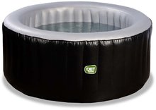 Pezsgőfürdő Silver Classic Whirpool black Exit Toys 140 fúvókával kerek 204 cm az átmérője fekete 6 évtől